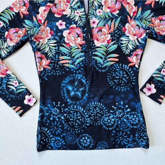 Johnny Was Annia Printed Surf Shirt Small - Picture 7 of 9